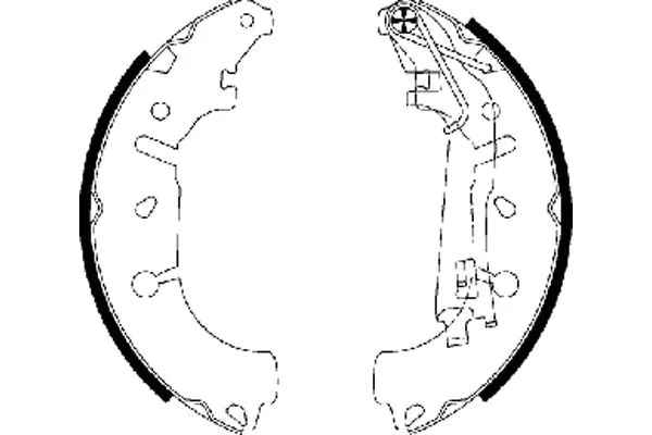 Brake Shoe Set (H9860)