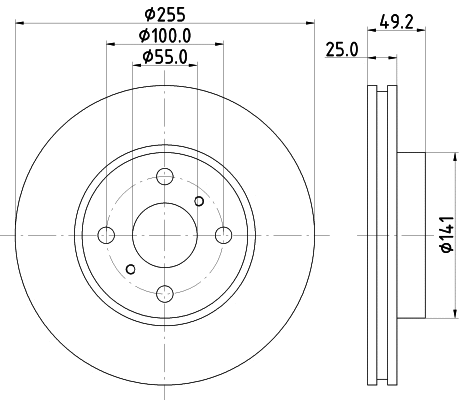 Brake Disc (55612)