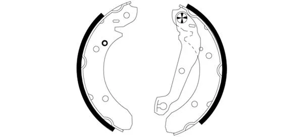 Brake Shoe Set (H1129)