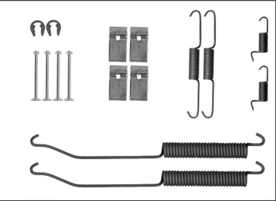 Accessory Kit, brake shoes (X0245)