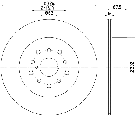 Brake Disc (54709)