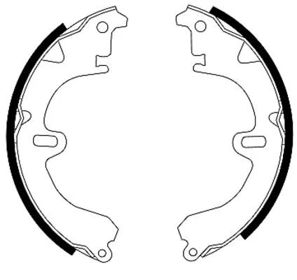 Brake Shoe Set (H8185)