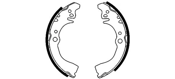 Brake Shoe Set (H8615)