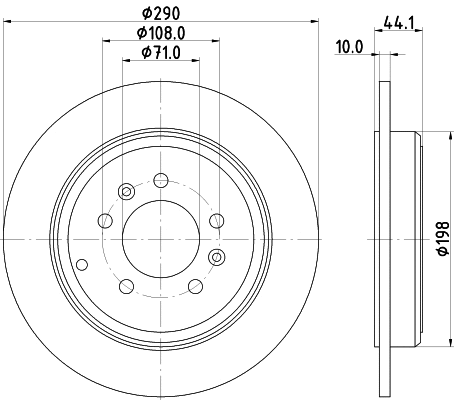 Brake Disc (52508)