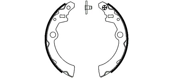 Brake Shoe Set (H9290)
