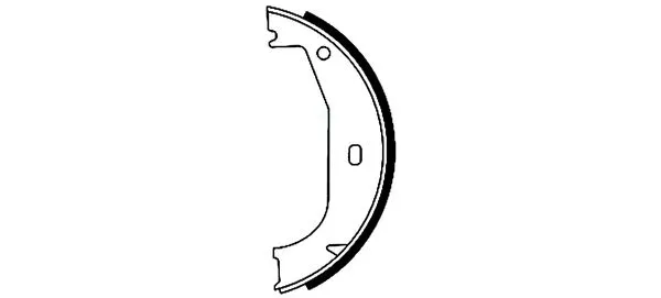 Brake Shoe Set, parking brake (H8895)