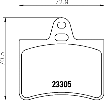 Brake Pad Set, disc brake (T9106)