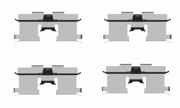 Accessory Kit, disc brake pad (K0277)