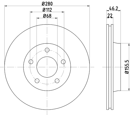 Brake Disc (53931)