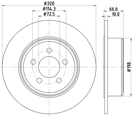 Brake Disc (55348)