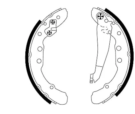 Brake Shoe Set (H8755)