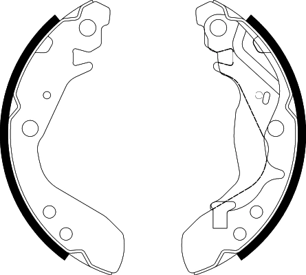 Brake Shoe Set (H1004)