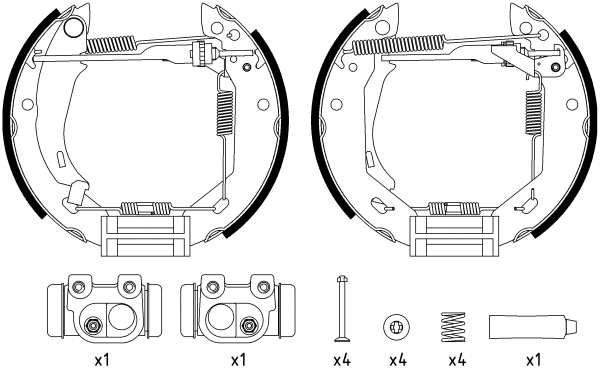 Brake Shoe Set (R0380)
