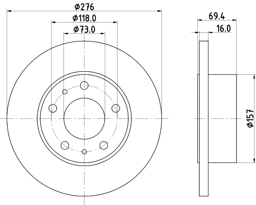 Brake Disc (54047)
