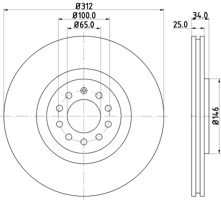 Brake Disc (53971)