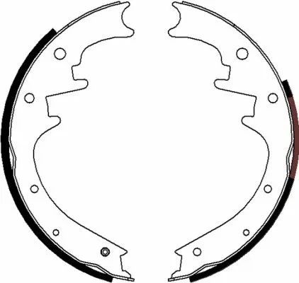 Brake Shoe Set (H1697)