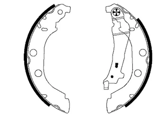 Brake Shoe Set (H9050)