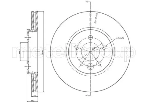 Brake Disc (23-0643)