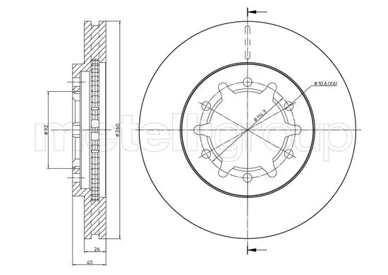 Brake Disc (23-1708)