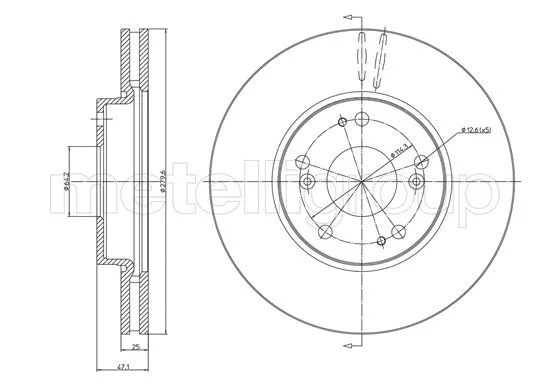Brake Disc (23-1536C)
