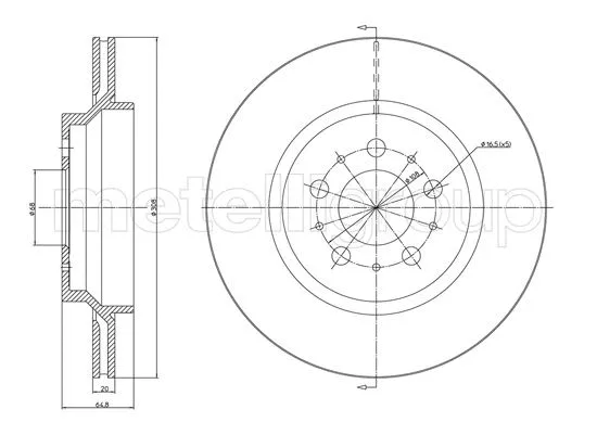 Brake Disc (23-1133C)