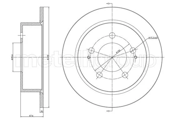 Brake Disc (23-1561C)