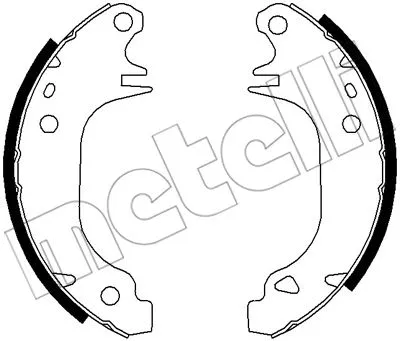Brake Shoe Set (53-0343K)
