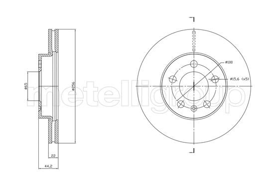 Brake Disc (23-1843C)