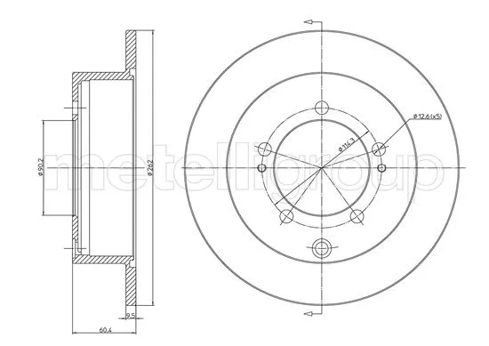 Brake Disc (23-1120C)