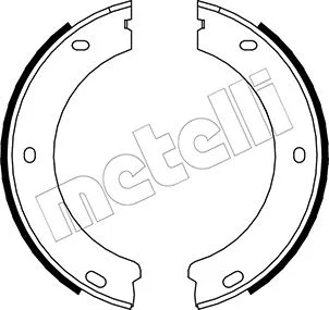 Brake Shoe Set, parking brake (53-0325)