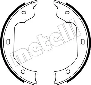 Brake Shoe Set, parking brake (53-0019)