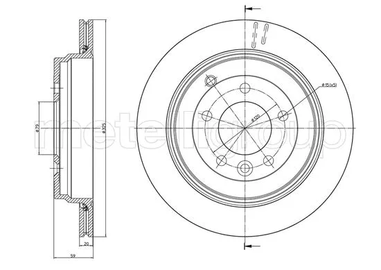 Brake Disc (23-1019C)