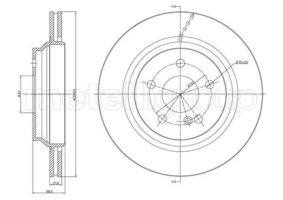 Brake Disc (23-1727C)