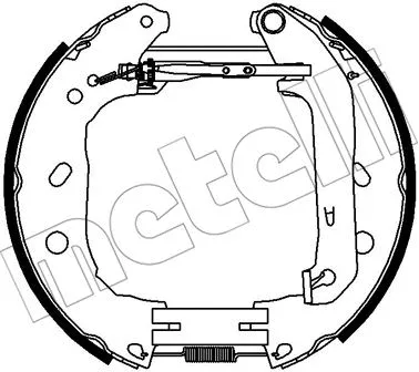 Brake Shoe Set (51-0455)