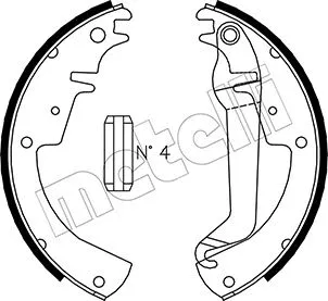 Brake Shoe Set (53-0613)