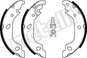 Brake Shoe Set (53-0080)