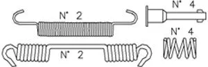 Accessory Kit, brake shoes (K373)