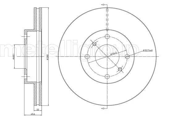 Brake Disc (23-0545)