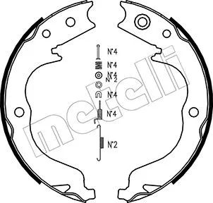 Brake Shoe Set, parking brake (53-0268K)
