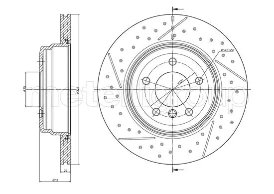 Brake Disc (23-1693C)