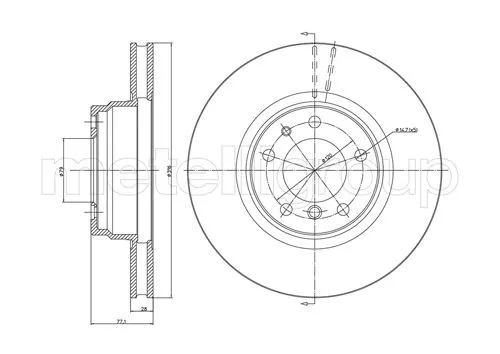 Brake Disc (23-0399)