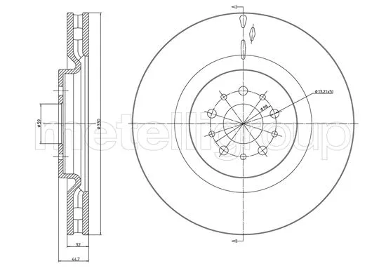 Brake Disc (23-1369C)