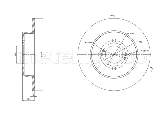 Brake Disc (23-1758C)