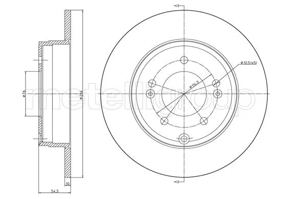Brake Disc (23-1161C)