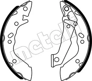 Brake Shoe Set (53-0167)