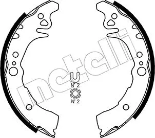 Brake Shoe Set (53-0436)