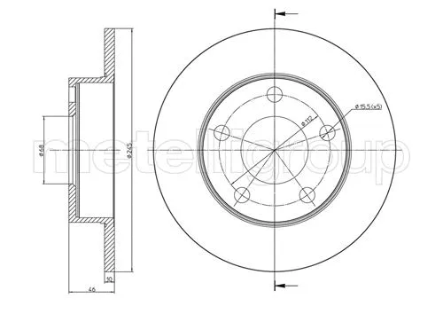 Brake Disc (23-0708C)