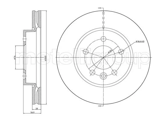 Brake Disc (23-1414C)
