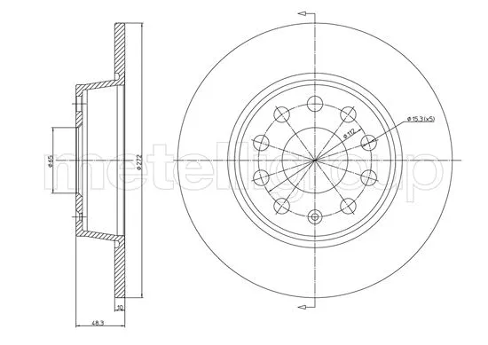 Brake Disc (23-1248C)