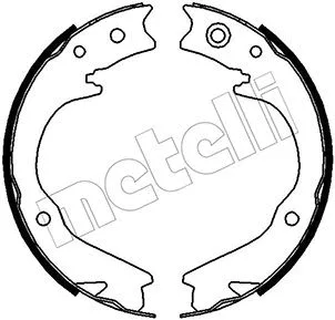 Brake Shoe Set, parking brake (53-0388)